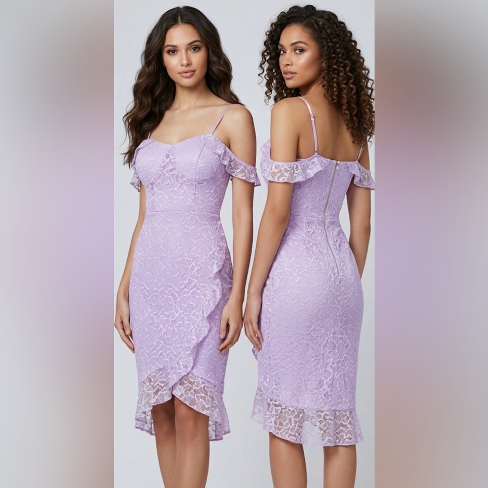 $8 sale one Material Girl lace dress size S